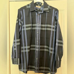 Burberry men’s long sleeve button down. Size 16/41.
